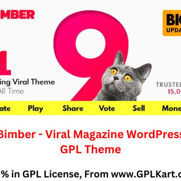 Bimber - Viral Magazine WordPress Theme With Original Lifetime License for Unlimited Websites / Bimber Theme / Magazine WordPress Theme