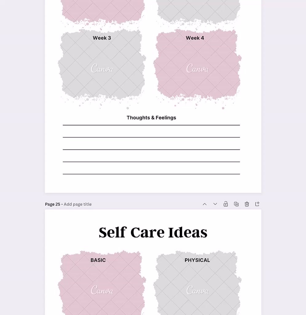 EDITABLE 2024 Self Care Planner Printable Template Bundle, Selfcare ...