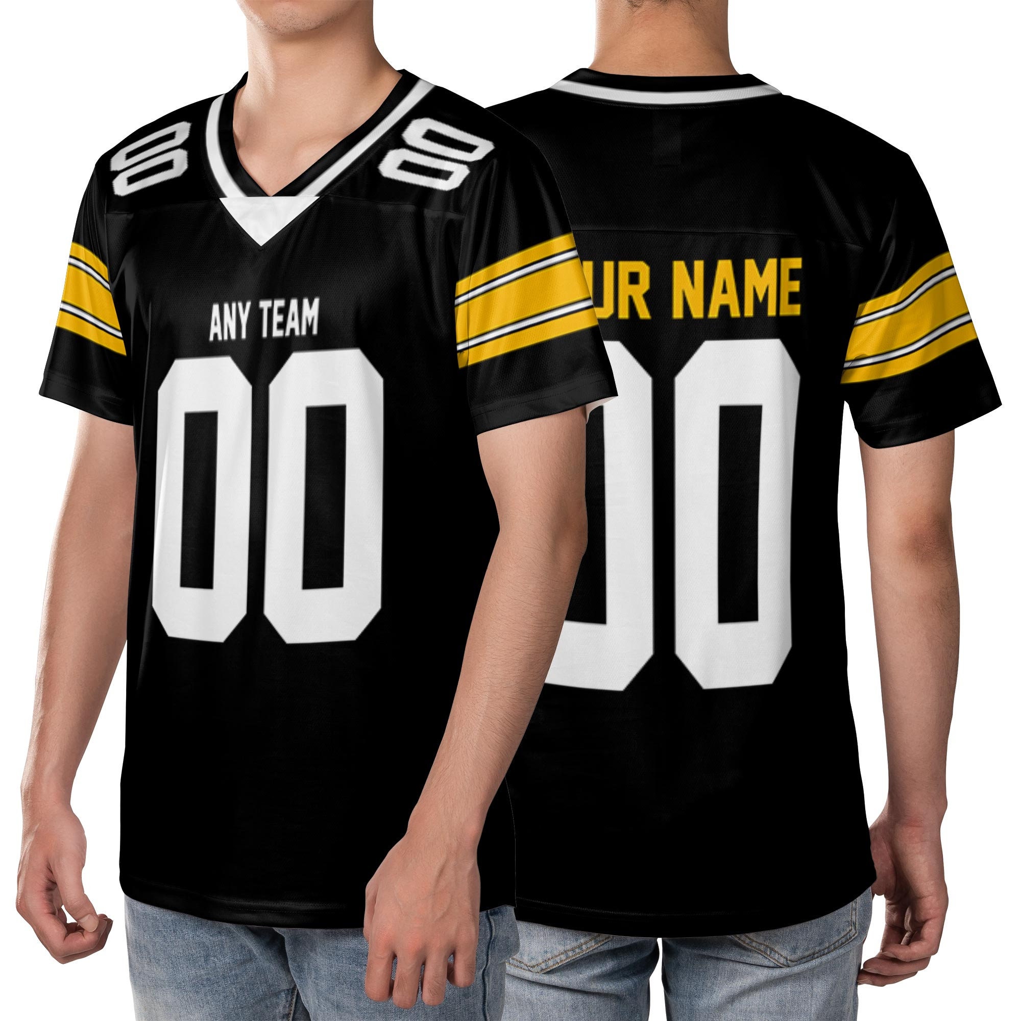 Men's Nike George Pickens Black Pittsburgh Steelers Alternate Game Player Jersey Size: Medium