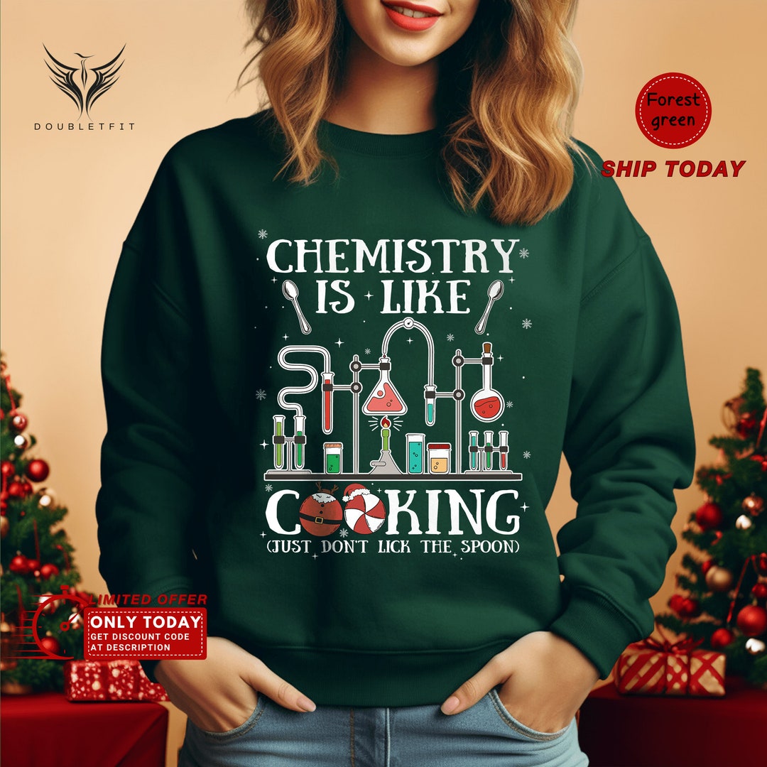 Science Student Gift, Funny Teacher Christmas Sweater, Chemistry