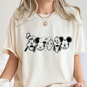 Comfort Colors® Retro Disneyworld Shirts Family, Mickey Ears Shirt, Disney Friends Shirt, Disneyland Shirt, Disneyworld Shirt, Disney Gift