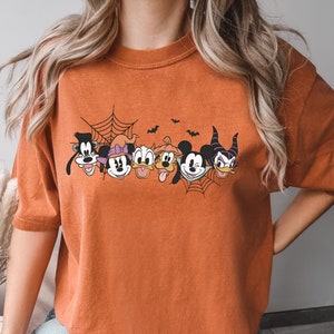 Comfort Colors®Disney Halloween Shirt, Spooky Mouse and Friends Shirt, Mickey Boo Halloween Shirt, Disney Spooky Shirt, Disney Pumpkin Shirt