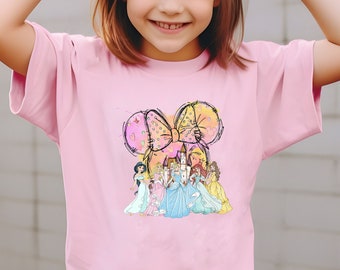 Comfort Colors® Minnie Princess Shirt, Disney Princess Shirt, Disney Minnie Princess Shirt, Disney Princess Gift, Kids For Shirts