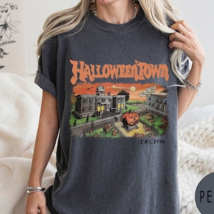 Comfort Colors® Halloweentown Est 1998 Shirt, Halloweentown University, Retro Halloweentown Shirt, Fall Shirt, Vintage Halloween Shirt