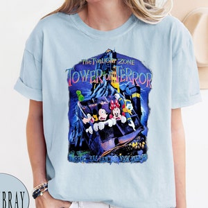 Comfort Colors® Retro Mickey And Friends Tower Of Terror Shirt, Mickey And Friends Shirt, Disneyworld Shirts, Disney Shirt