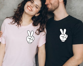 Comfort Colors® Mickey Peace Sign Pullover Shirt, Mickey Hand Sign Shirt, Peace Mickey Shirt, Disneyland Shirt, Disney Peace Sign Shirt