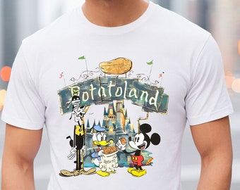 Comfort Colors® Disney Potatoland Shirt, Mickey And Friends Potatoland Shirt, Mickey And Co T Shirt, Disney Potatoland Castle Shirt