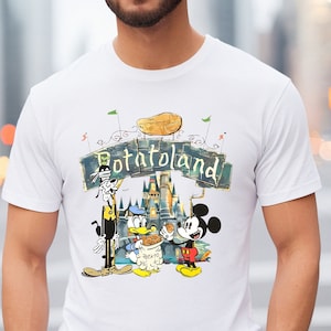 Comfort Colors® Disney Potatoland Shirt, Mickey And Friends Potatoland Shirt, Mickey And Co T Shirt, Disney Potatoland Castle Shirt
