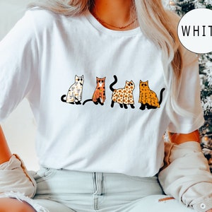 Cat Comfort Colors® Halloween shirt, Ghost Shirt, Halloween Shirt, Halloween Cat Shirt, Cat Lover Shirt, Funny Cat Shirt, Spooky Season