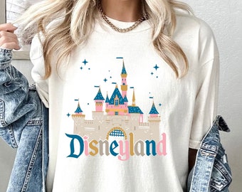 Comfort Colors® Disneyland Aquarell Schloss Shirt, magisches Schloss Shirt, magisches Königreich Shirt, Disneyland Shirt, Aquarell magisches Schloss T-Shirt