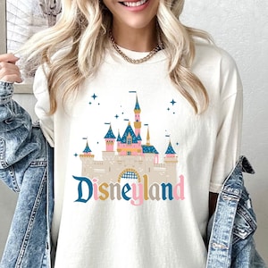 Comfort Colors® Disneyland Watercolor Castle Shirt, Magic Castle Shirt, Magical Kingdom Shirt, Disneyland Shirt, Watercolor Magic Castle Tee