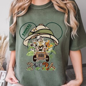 Comfort Colors® Disney Animal Kingdom Shirt, Mickey and Friends Safari Shirt, Disney Family Safari Trip Shirt, Disney Safari 2024 Shirt