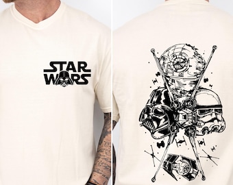 Comfort Colors® Star Wars T-Shirt, Disney Mandalorian Shirt, Darth Vader Shirt, Disney Galaxy's Edge Shirt