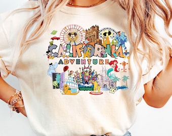 Comfort Colors® California Adventure-shirt, Disneyland California-T-shirt, Disney-shirt, Disneyland Trip-shirt, Disney Park-shirt