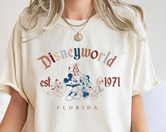 Comfort Colors® Disneyworld Est. 1971 Florida Shirt, Disneyworld Shirt, Disneyland Shirt, Family Vacation Shirt, Disney Trip Shirt