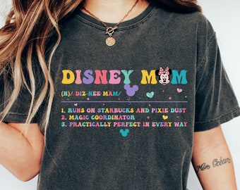 Chemise pour maman Disney Comfort Colors®, cadeau fête des Mères, cadeau pour femme, t-shirt maman, chemise Minnie, cadeau pour maman, chemise femme Disney, t-shirt Disney