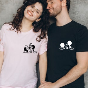 Komfort Colors® Mickey und Minnie T Shirt, Disney Familie Shirt, Disney Sketch Shirt, Disney Trip Shirt, Disneyland Shirt, Paar Shirt