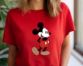 Camiseta de Mickey de Comfort Colors®, camiseta de Mickey de Disney, camiseta de Mickey a cuadros, camiseta de Disney, camiseta de Disney World, camiseta de viaje a Disney