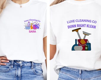 Comfort Colors® Anpassad städ-t-shirt för företag, personlig städ-t-shirt för företag