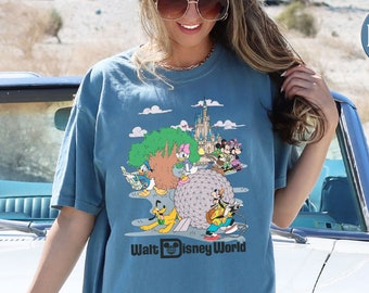 Comfort Colors® Epcot-Shirt seit 1982, Familien-Shirt für Ausflüge, Ästhetisches Shirt, Epcot-T-Shirt mit Mickey und seinen Freunden