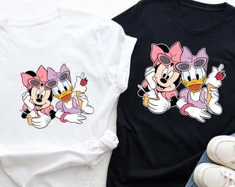 Comfort Colors® Minnie And Daisy Shirt, Disney Friends Shirt, Best Friends Shirt, Disney Matching Shirt, Disney Trip Shirt, Disney Girl Tee