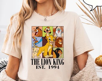 Comfort Colors® Disney The Lion King T-Shirt, Animal Kingdom Tee, Disney Safari Shirt, Simba T-Shirt, Hakuna Matata Shirt