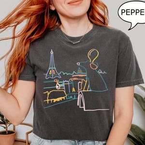 Comfort Colors® Vintage Little Chef Remy T-shirt, Disney Ratatouille-shirt, Disney Remy Paris-shirt, Ratatouille-shirt, Disney Gusteau&#39;s T-shirt