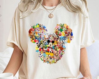 Comfort Colors® Mickey and Friends T-Shirt, Disney World Shirt, Mickey Mouse Shirt, Disney Trip Shirt, Retro Disney Shirt,Disney Group Shirt