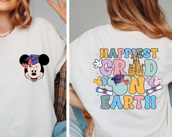 Comfort Colors® Minnie Graduation Shirt, Happiest Grad Shirt, Disney Graduation Shirt, Happiest Graduation Shirt, Minnie Grad Shirt
