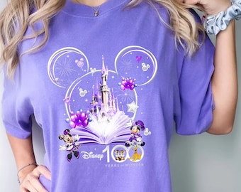 Comfort Colors® Disney 100 Years Of Wonder Magical Shirt, Disney Vacay Shirt, Disney Castle T-Shirt, Disney World Shirt, Mickey and Co Shirt