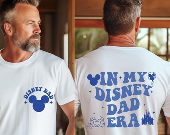 Camiseta Disney Dad de Comfort Colors®, camiseta In My Disney Dad Era, anuncio de embarazo, camiseta genial para papá, regalo para el día del padre, el mejor papá de Disney