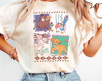 Comfort Colors® Disney The Lion King Shirt, Retro 90s Lion King Simba Shirt, Disney Safari Shirt, Hakuna Matata Shirt