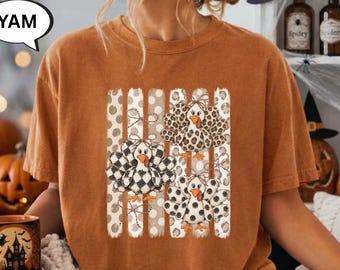 Comfort Colors® Cute Turkey T-Shirt, Funny Thanksgiving Shirt, Turkey Lover Gift