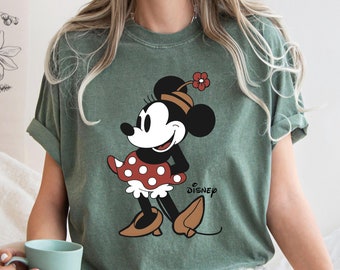 Comfort Colors® Disney Minnie Mouse-shirt, Minnie-T-shirt, schattig Minnie-shirt, Disney Trip-shirt, Disney-vakantieshirt, Disneyland-shirt