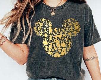Camiseta de Mickey Mouse Comfort Colors®, camiseta de Disney World, camiseta de Mickey, camiseta de Disneyland, camiseta del castillo de Disney, camiseta de viaje a Disney, camiseta grupal