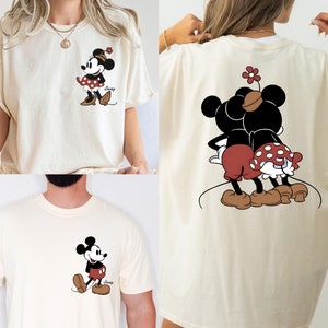 Comfort Colors® Mickey And Minnie Couple Shirt, Disney Valentine Day Shirt, Mouse Couples Shirt, Mickey Shirt, Minnie Shirt, Disney Matching