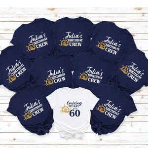 Comfort Colors® Custom Cruise Birthday Crew Shirt, Birthday Group Shirt, Personalized Birthday Shirt, Cruise Birthday Shirt