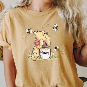 Comfort Colors® Pooh T Shirt, Winnie The Pooh Shirt, Pooh Shirt, Pooh T-Shirt, Pooh Bear Shirt,  Winnie The Pooh Shirt