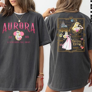 Comfort Colors® Princess Aurora Shirt, Retro Aurora Princess T-Shirt, Disney Aurora Shirt, Disney Girls Trip Shirt