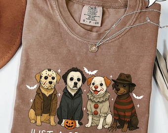 Camiseta de perro espeluznante Comfort Colors®, camiseta de Halloween para perros, regalo de Halloween para amantes de los perros, camiseta de fiesta de Halloween