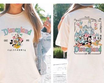 Comfort Colors® Disneyland California T Shirt, Disneyland Est. 1955 Shirt, Disneyworld Shirt, Disney Shirt, Mickey And Friends Shirt