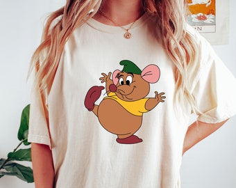 Comfort Colors® söt Gus-Gus T-shirt, Disney Askungen Vänner T-shirt, Disney Gus Gus T-shirt, Disneyland Resa T-shirt, Disney Familje T-shirt
