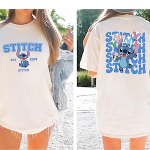 Comfort Colors® Disney Stitch Est. 2002 Shirt, Stitch T Shirt, Cute Stitch Shirt, Disney Shirt, Stitch Snacks Shirt, Stitch Disneyland Shirt