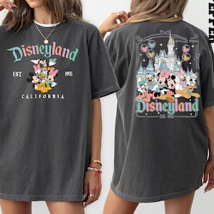 Comfort Colors® Disneyland California T Shirt, Disneyland Est. 1955 Shirt, Disneyworld Shirt, Disney Shirt, Mickey And Friends Shirt