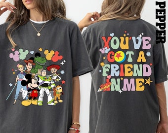 Camisa Comfort Colors® Toy Story, camiseta de Disney World Toy Story, camisa Tienes un amigo en mí, camisa de personajes de la película Toy Story