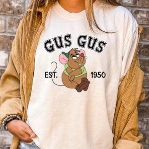 Comfort Colors® Gus Gus Est. 1950 Shirt, Disney Cinderella Shirt, Disney Snacks Shirt, Disneyland Trip Tee, Disney Family Tee, Gus Gus Shirt