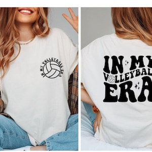 Camiseta Comfort Colors® In My Volleyball Era, camiseta de voleibol, camiseta de jugador de voleibol, camiseta de la era de las mamás del voleibol, regalo para el Día de la Madre