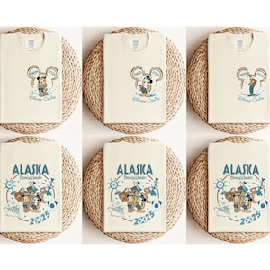 Comfort Colors® Custom Alaska Cruise Shirt, Mickey And Friends Alaska Shirt, Disney Group Cruise Tee, Disney Alaska Shirt