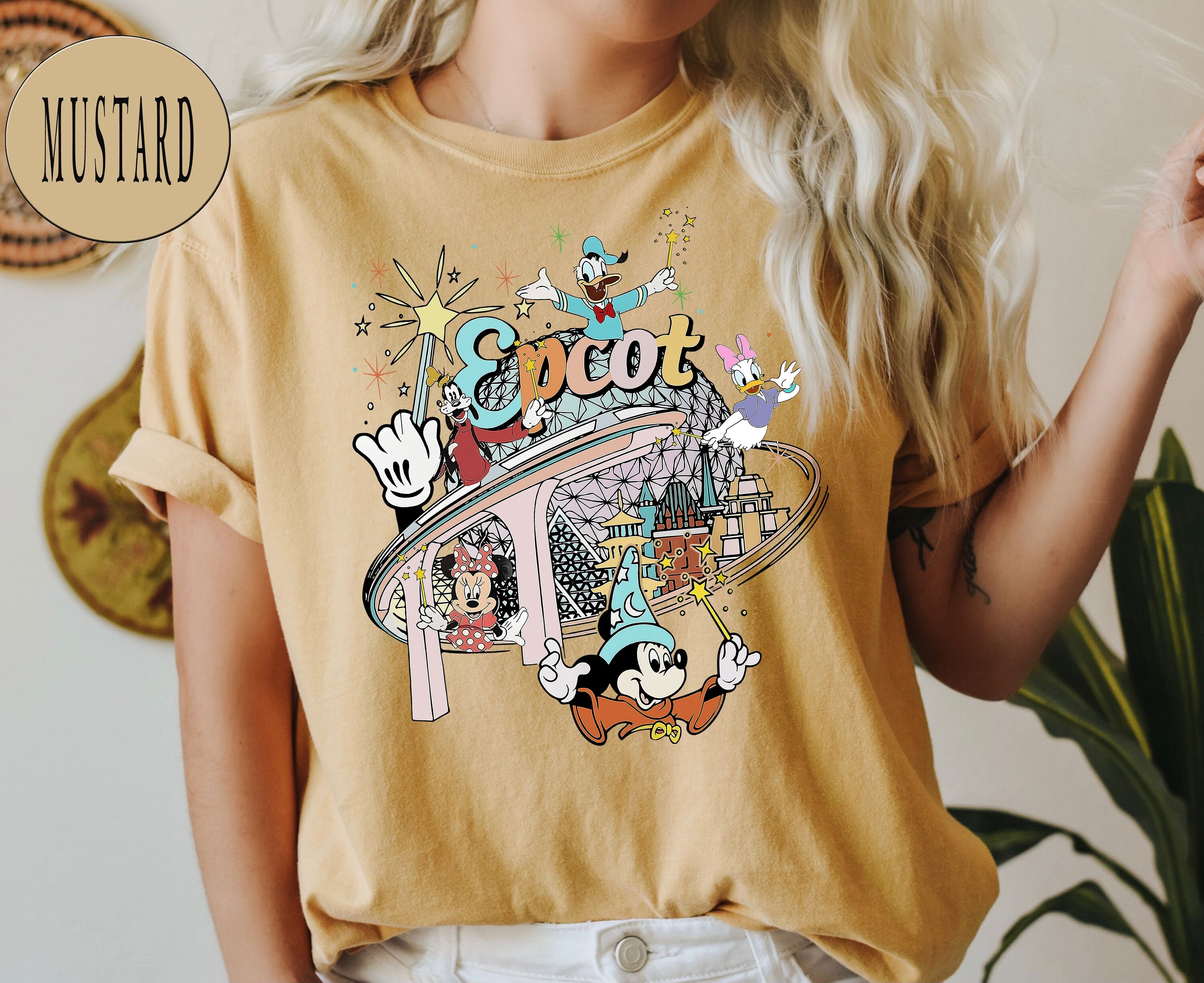 Disney Epcot Comfort Colors® Shirt Vintage Epcot 1982 Shirt - Etsy