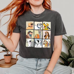 Comfort Colors® Lady And Tramp Shirt, Dog Lover Shirt, Dog Owner Gift, Disney Dogs Shirt, Gift for Dog Lover, Lady And The Tramp Shirt